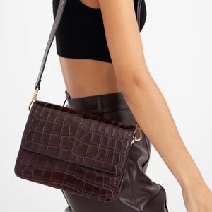 Hyer Goods Luxe Cube Bag Brown